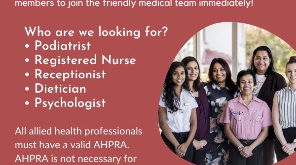 Hills Doctors – Rouse Hill – Seeking Staff