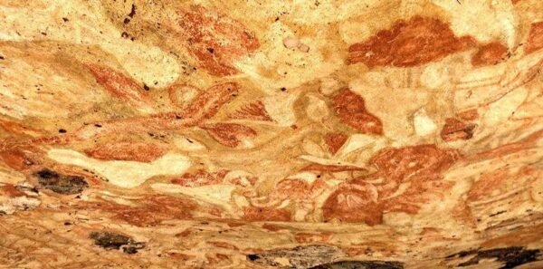 Pre-historic cave murals in Kotiyagala By Arundathie Abeysinghe