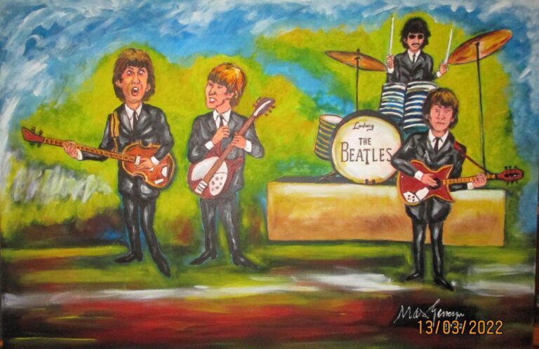 The Beatles – Cartoon by Max Gerreyn