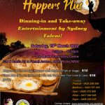 SCC Hoppers Plus - Dinning In and Takeaway - Saturday the 19th March
