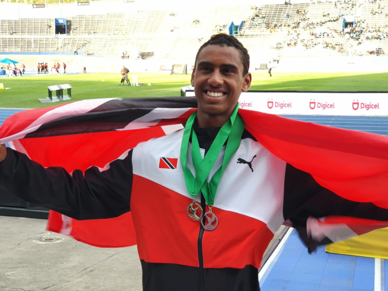 Caribbean Athletics Games – Under 17 – 1500m Keeran Sriskandarajah – Wins Gold Medal