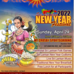 Sinhala Association of QLD Inc. Presents – Sri Lankan New Year Festival 2022 – Sunday 24th April 2022 (Brisbane event)