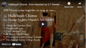 Hallelujah Chorus – from Messiah by G F Handel – 200 Voice Combined Choirs