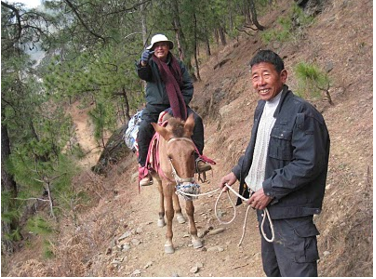 Hiking the Tiger Leaping Gorge - by GEORGE BRAINE