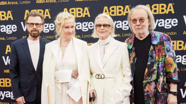 All four ABBA members publicly reunite for first time in 40 years at Voyage launch - By Tom Eames
