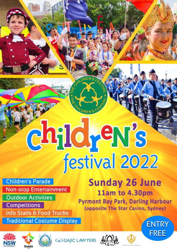Children’s festival return confirmed for Darling Habour in June – 26th June 2022