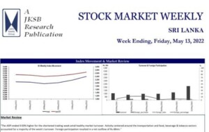 John Keells Stock Brokers (JKSB) – Sri Lanka – STOCK MARKET WEEKLY 13-05-2022 John Keells Stock Brokers (JKSB)