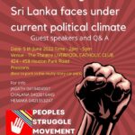 Public Meeting - Challenges Sri Lanka faces today 05th June 02.00pm to 05.00pm Liverpool Catholic Club