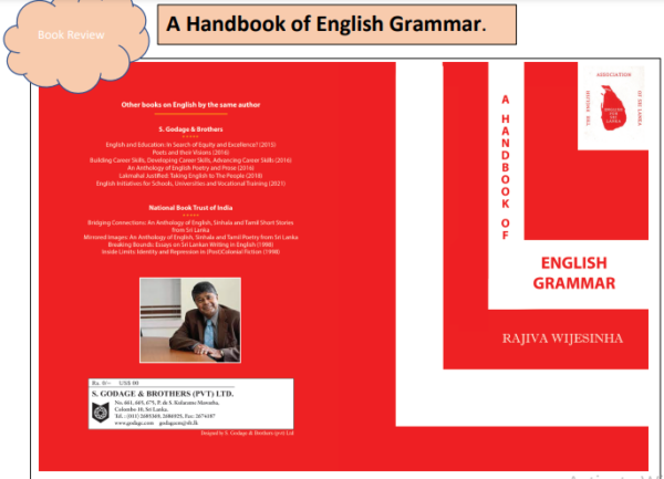 A Handbook of English Grammar - by Prof Rajiva Wijesinha