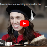 Jacinda Ardern receives standing ovation for Harvard speech on gun control and democracy