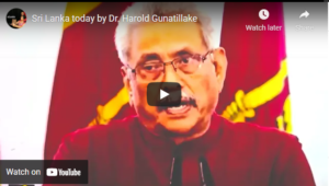 Sri Lanka Today – by Dr  Harold Gunatillake