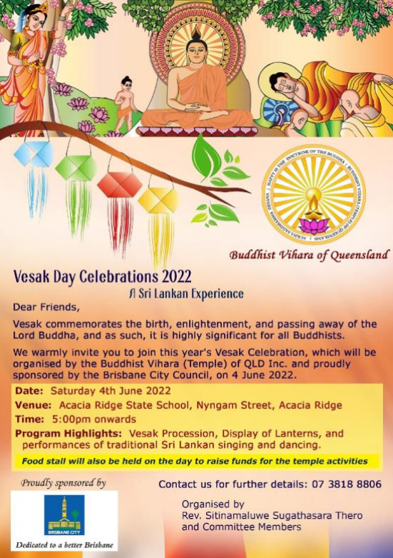 vesak celebration 2022