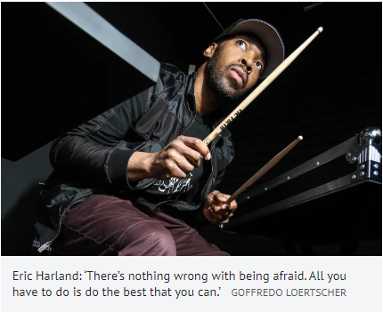 Why jazz drumming legend Eric Harland had to go to Bible school - By John Shand