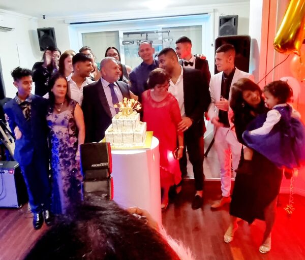 Charismatic, effervescent and joyful personality Gerald Bulner celebrated his 70th birthday with style at the Burgher Association Hall in Clayton - by Trevine Rodrigo