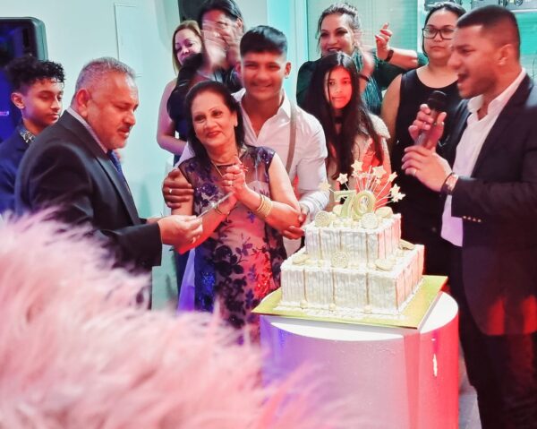 Charismatic, effervescent and joyful personality Gerald Bulner celebrated his 70th birthday with style at the Burgher Association Hall in Clayton - by Trevine Rodrigo
