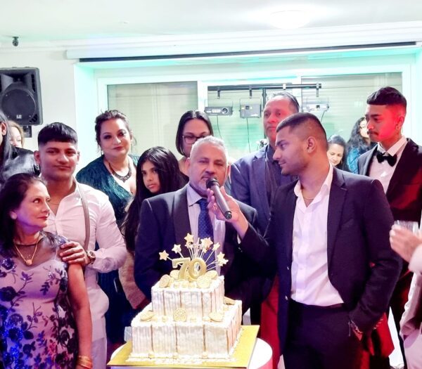 Charismatic, effervescent and joyful personality Gerald Bulner celebrated his 70th birthday with style at the Burgher Association Hall in Clayton - by Trevine Rodrigo