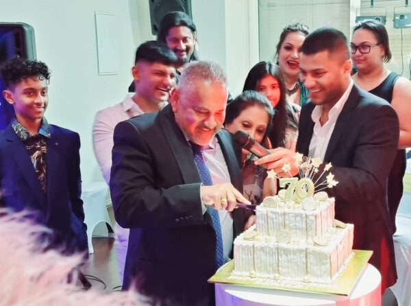 Charismatic, effervescent and joyful personality Gerald Bulner celebrated his 70th birthday with style at the Burgher Association Hall in Clayton - by Trevine Rodrigo