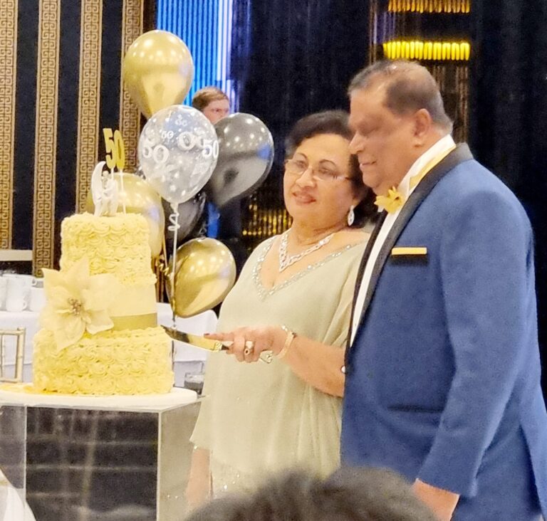 Fantastic night at Reg and Dawn’s 50th wedding anniversary at the Lincoln of Toorak in Melbourne – by Trevine Rodrigo