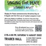 Hiroshima Day 2022 - Singing for Peace - 6th August 2022) (Melbourne event