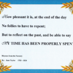 Poem by Jane Taylor