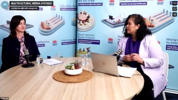  Recording of Multicultural Media Online Forum Dr Jan Fizzell, Dr Ramanathan Lakshmanan and Ms Danielle Fisher held on Wed 29 July 2022 / COVID-19, Flu & Donate Life Week Multilingual Resources