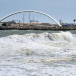 Rough seas