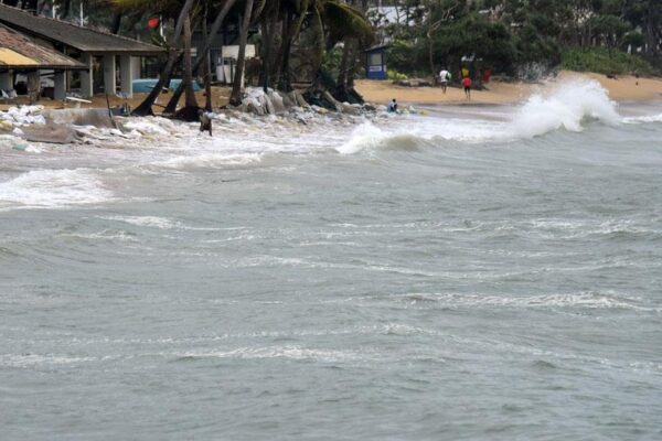 Rough seas