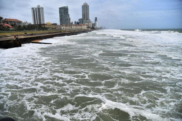 Rough seas