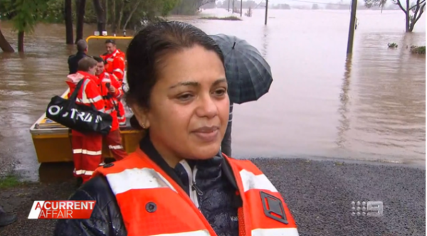 Doctor's mercy dash across surging floodwaters to help patients