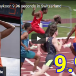 Yupun Abeykoon 9.96 seconds in Switzerland