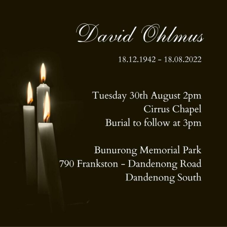 Obituary-David Chlmus