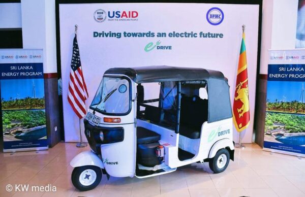 First converted electric Trishaw launched
