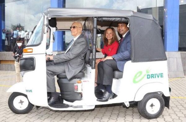 First converted electric Trishaw launched