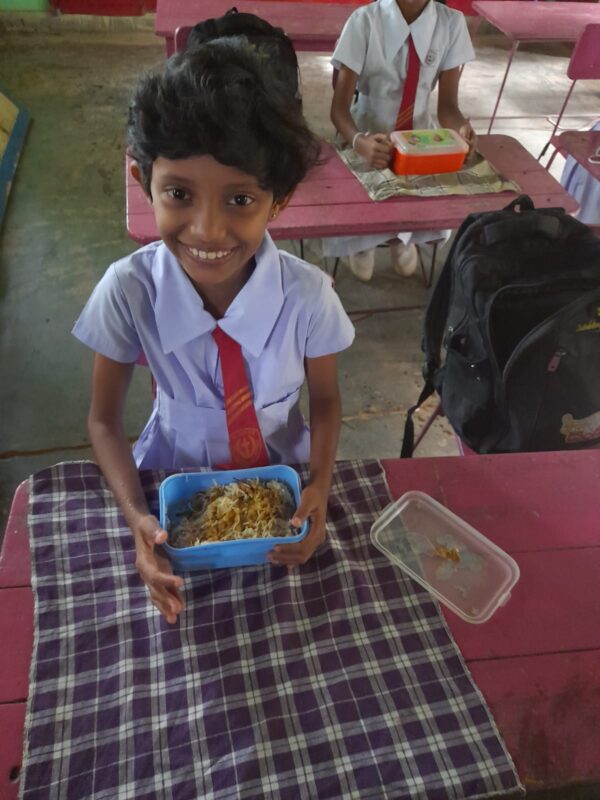 Free lunch for children at five Kamburupitiya schools