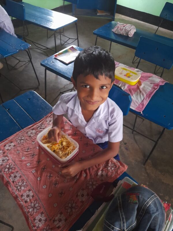 Free lunch for children at five Kamburupitiya schools