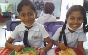 Free lunch for children at five Kamburupitiya schools