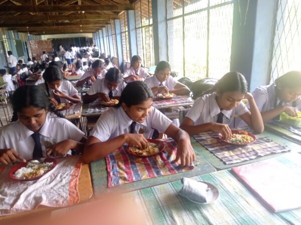 Free lunch for children at five Kamburupitiya schools