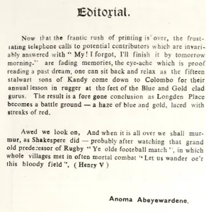 In Appreciation of Anoma C. Abeyewardene, 1951-2022 - By Michael Roberts