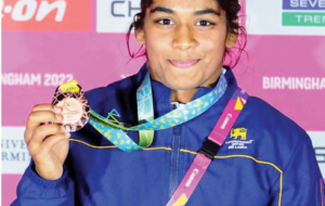 Ahinsa becomes youngest medallist at Commonwealth Games