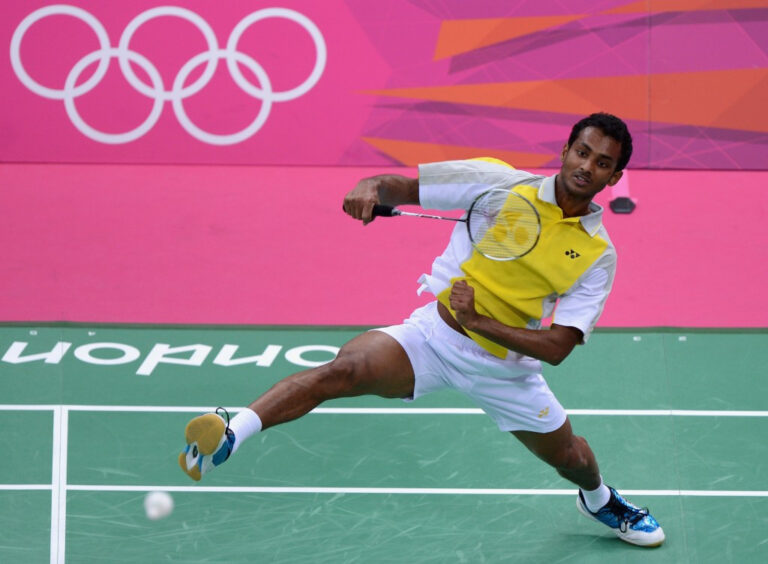 Three Sri Lankan badminton officials in Birmingham-by Dhammika Ratnaweera
