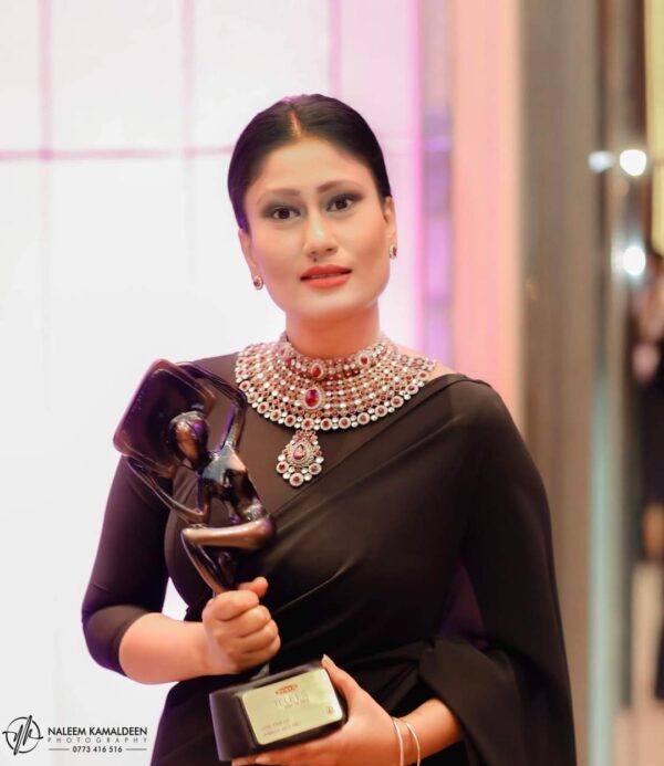 Sulochana Weerasinghe a thespian award winning actress having conquered the stage ,mini and silver screens in a relatively short period with recognition from foreign nations too - by Sunil Thenabadu