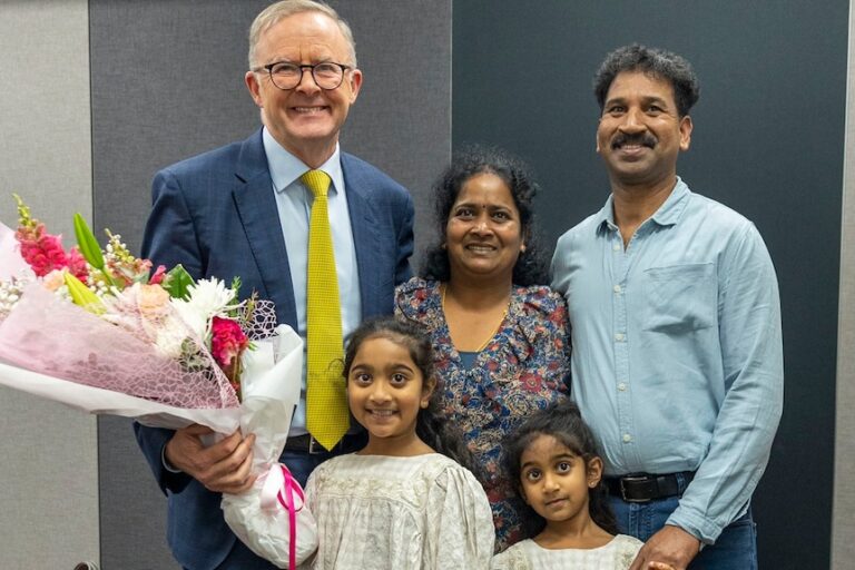 Tamil asylum seeker family the Nadesalingams granted permanent visas after four-year battle – By  Tobias Loftus