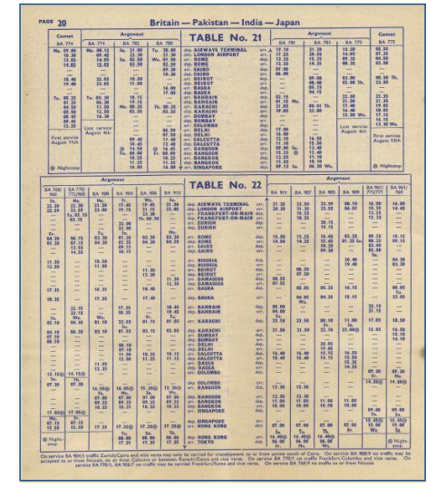 DE HAVILLAND COMET 1: THE FIRST JET AIRLINER FLIGHT TO CEYLON, IN 1952