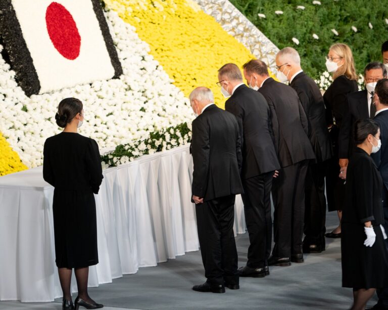 Today, the State Funeral for former Japanese Prime Minister – By Department of the Prime Minister and Cabinet