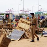 In April, protesters started occupying Galle Face Green park in Colombo Authorities have now cleared the area