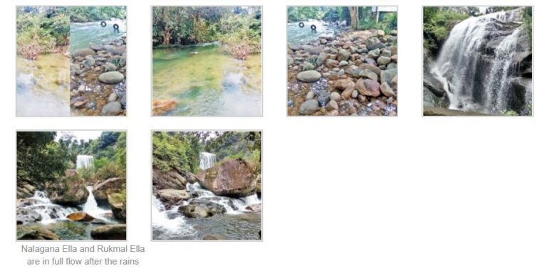The waterfalls flow again-by Raveendra Welagedara