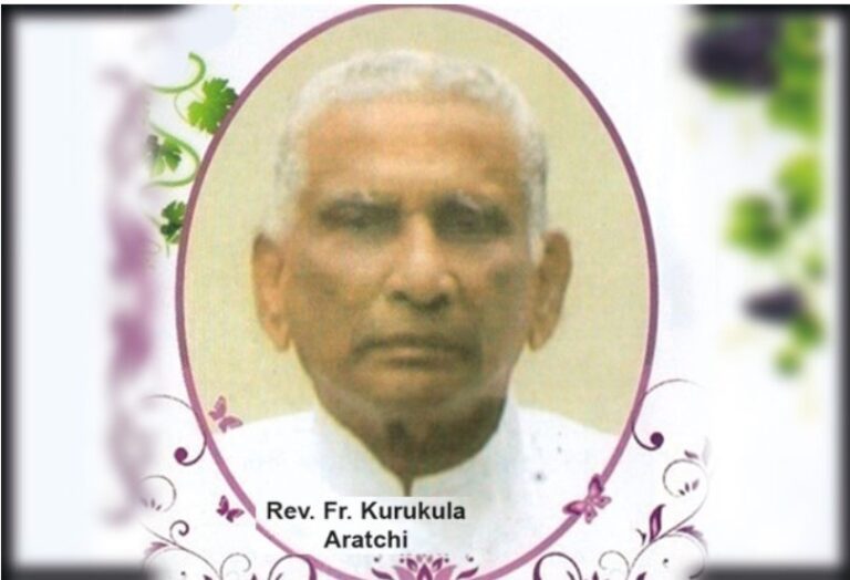 Rev. Fr. Linus Kurukula Aratchi of the Diocese of Kurunegala celebrates 90th Birthday