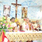 The Mass being held