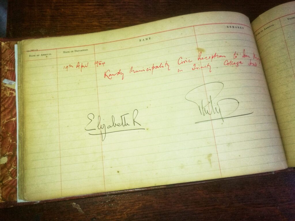 signed by Queen Elizabeth II
