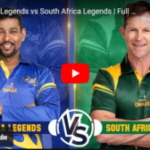 Sri Lanka Legends vs South Africa Legends